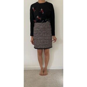 Loft OOP Petite Dressy Skirt With Frills Bottom And Sparkles